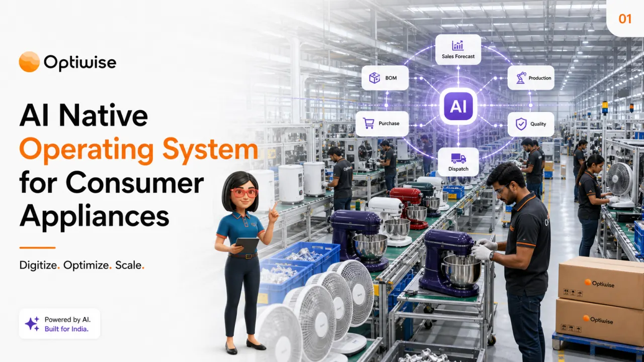 Consumer Appliances Optiwise AI Native OS case-study visual