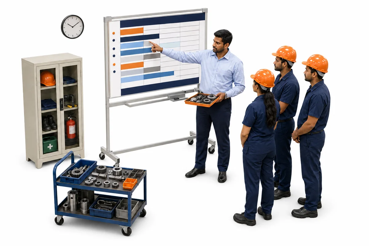 Illustrative factory: Turn plans into production.